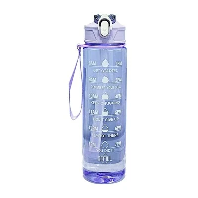 Bottises à l'eau potable Sports de fitness avec marqueur temporel